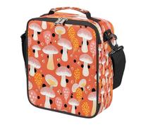 Mexpekil Sac à déjeuner magique en forme de champignon pour garçons et filles, boîte à déjeuner carrée à isolation thermique, réutilisable pour l'école, le pique-nique, les voyages