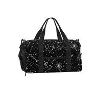 Mexpekil Sac de sport avec compartiment à chaussures étanche Grand sac fourre-tout de voyage, Constellation de la galaxie, One Size, Classique
