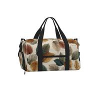 Mexpekil Sac de sport avec compartiment à chaussures étanche Grand sac fourre-tout de voyage, Falling Autumn Leaves Vintage, One Size, Classique