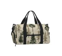 Mexpekil Sac de sport avec compartiment à chaussures étanche Grand sac fourre-tout de voyage, Pins, One Size, Classique