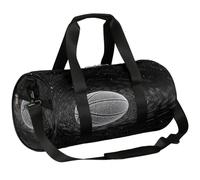 Mexpekil Sac de sport avec compartiment à chaussures, imperméable, motif particules d'univers, sac à dos de voyage, pour fitness, gym, w nd, Ballon de basket à particules de l'univers