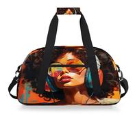 Mexpekil Sac de sport de voyage pour filles et garçons, sac à main étanche pour le sport, la danse, l'école, Casque pour fille