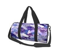 Mexpekil Sac de sport pliable - Sac de voyage imperméable pour femme et homme - Grand sac de w nd, Motif floral japonais, Taille unique