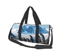 Mexpekil Sac de sport pliable - Sac de voyage imperméable pour femme et homme - Grand sac de week-end pour le sport et la danse, Pingouin des montagnes., Taille unique
