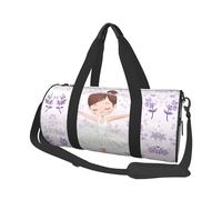 Mexpekil Sac de sport pliable - Sac de voyage imperméable pour femme et homme - Grand sac de week-end pour le sport et la danse, Ballet Girl Leaf, Taille unique