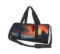 Mexpekil Sac de sport pliable - Sac de voyage imperméable pour femme et homme - Grand sac de week-end pour le sport et la danse, Montgolfière de montagne, Taille unique