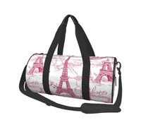 Mexpekil Sac de sport pliable - Sac de voyage - Sac de voyage étanche - Sac de sport - Sac de danse - Sac de week-end - Sac de nuit, Motif Paris et Tour Eiffel, Taille unique