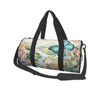 Mexpekil Sac de sport pliable - Sac de voyage - Sac de voyage étanche - Sac de sport - Sac de danse - Sac de week-end - Sac de nuit, Fleur de rivière pittoresque, Taille unique