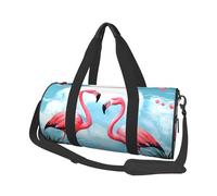 Mexpekil Sac de sport pliable - Sac de voyage - Sac de voyage étanche - Sac de sport - Sac de danse - Sac de week-end - Sac de nuit, Pink Flamingo Lake, Taille unique