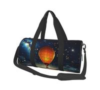 Mexpekil Sac de sport pliable - Sac de voyage - Sac de voyage étanche - Sac de sport - Sac de danse - Sac de week-end - Sac de nuit, Montgolfière galaxie, Taille unique