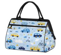 Mexpekil Sac de voyage imperméable pour la gym, le w nd, le w nd, grand sac fourre-tout pour femmes, hommes, enfants, Cars Stars Clound