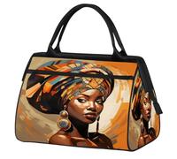 Mexpekil Sac de voyage imperméable pour la gym, le week-end, le week-end, grand sac fourre-tout pour femmes, hommes, enfants, Filles africaines