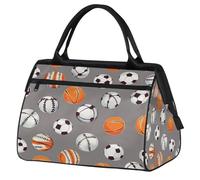 Mexpekil Sac de voyage imperméable pour la gym, le w nd, le w nd, grand sac fourre-tout pour femmes, hommes, enfants, Joli ballon de sport