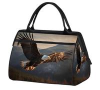 Mexpekil Sac de voyage imperméable pour la gym, le week-end, le week-end, grand sac fourre-tout pour femmes, hommes, enfants, Aigle des montagnes