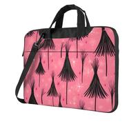 Mexpekil Sac pour ordinateur portable pour homme et femme avec bandoulière, Balais de sorcière, 15.6 Inch