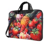 Mexpekil Sac pour ordinateur portable pour homme et femme avec bandoulière, Nourriture aux fruits, 15.6 Inch