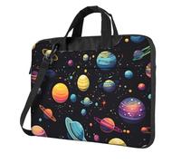 Mexpekil Sac pour ordinateur portable pour homme et femme avec bandoulière, Planète des avions, 13 Inch