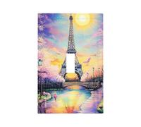 Mexpekil Tower Paris Couvercle d'interrupteur coloré psychédélique 1 interrupteur à bascule unique Plaque murale décorative pour la maison et le bureau