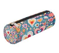 Mexpekil Trousse à crayons en forme de cœur et tournesol pour filles, garçons, adolescents, femmes