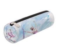 Mexpekil Trousse à crayons motif Tour Eiffel Ballerine pour filles et garçons - Petite trousse de fournitures scolaires pour étudiants et bureau