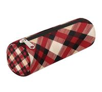 Mexpekil Trousse à crayons vintage rouge Buffalo pour fournitures scolaires pour filles, garçons, adolescents, femmes