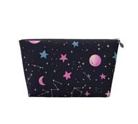 Mexpekil Trousse de maquillage étanche pour cosmétiques - Petite trousse de maquillage portable - Accessoires de voyage - Cadeaux pour femmes, hommes et filles, Constellations d'étoiles, One Size