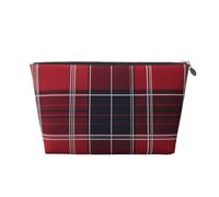 Mexpekil Trousse de maquillage étanche pour cosmétiques - Petite trousse de maquillage portable - Accessoires de voyage - Cadeaux pour femmes, hommes et filles, Carreaux Red Buffalo, One Size