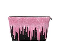 Mexpekil Trousse de maquillage étanche pour cosmétiques - Petite trousse de maquillage portable - Accessoires de voyage - Cadeaux pour femmes, hommes et filles, Paillettes roses, One Size