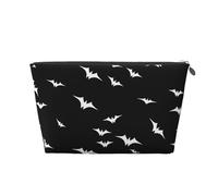 Mexpekil Trousse de maquillage étanche pour cosmétiques - Petite trousse de maquillage portable - Accessoires de voyage - Cadeaux pour femmes, hommes et filles, Chauve-souris, One Size