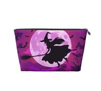 Mexpekil Trousse de maquillage étanche pour cosmétiques - Petite trousse de maquillage portable - Accessoires de voyage - Cadeaux pour femmes, hommes et filles, Chauve-souris de sorcière volante, One