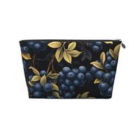 Mexpekil Trousse de maquillage étanche pour cosmétiques - Petite trousse de maquillage portable - Accessoires de voyage - Cadeaux pour femmes, hommes et filles, Raisin violet, One Size
