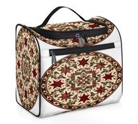 Mexpekil Trousse de toilette de voyage à suspendre avec 11 compartiments, Merry Marvel, résistante à l'eau, trousse de maquillage, organisateur de voyage pour accessoires, shampooing, articles de