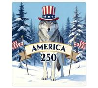 Mexpekil Wolf America's Couvercle magnétique pour lave-vaisselle