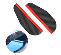 MEXRUMI 1 Paires Housse De Pluie Pour Rétroviseur Rétroviseur Latéral Pluie Sourcil Rétroviseur Pare Pluie Pare Fumée Universel En Fibre De Carbone Pour Boîtiers De Rétroviseurs De Voitures Et Camions