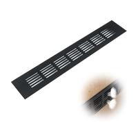 MEXRUMI 1 Pièce Grille D’Aération En Aluminium À Encastrer Grille De Ventilation 50 X 300 Mm Grille De Ventilation Murale Anti-Insectes Rectangulaire Pour Ventilation Placards Et Chambres