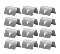 MEXRUMI 12 Pièces Agrafes De Déflecteur De Vent Acier Inoxydable Fixation Clips Clips De Déflecteur De Vent Car Wind Rain Deflector Channel Canal De Déflecteur De Pluie De Vent De Voiture