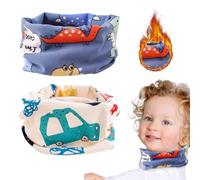 MEXRUMI 2 Pièces Enfants Coton Automne Hiver Écharpe Enfants Foulards Bébé Garçons Filles Écharpe Tubulaire Coton Neck Warmer Coupe-Vent Foulards Multifonctions Pour L'Hiver, Printemps, Automne