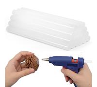 MEXRUMI 20 Bâtons De Colle Chaude 7X100Mm, Bâtons De Colle Chaude Transparents, Colle Chaude Pour Pistolet À Colle, Bâtons De Colle Pour Bricolage Réparation Décoration