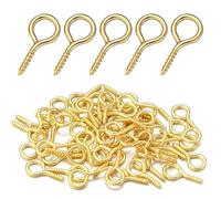 MEXRUMI 200 Pièces De Petites Vis À Œillet Vis À Œillet Aiguilles À Œil Set Mini Vis À Œillet Mouton Pour La Fabrication De Bijoux Diy Artisanat Bois Bricolage Meubles