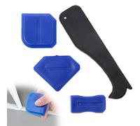 MEXRUMI 4 Pièces Caulking Tool,Lisseur De Joint Silicone,Caulking Tool Kit,Raclette Joint Silicone,Lisseur Silicone,Cale Joint Silicone,Kit Lisseur Joint Silicone,Pour Calfeutrage Parfait