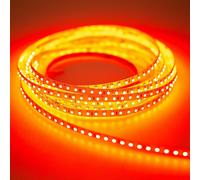 Mextronic 24V LED Rayures 5m Bande LED 3528 Rouge 625-630nm 48W 500CM 24V IP20