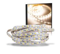 Mextronic 24V LED Rayures 5m Bande LED 5050 Blanc Neutre (4000K) 72W 500CM 24V I