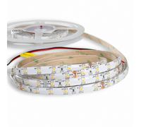 Mextronic Bande LED 24V 5M LED Strip 3528 Blanc Chaud (2700K) 24W 500CM 24V IP44