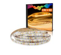 Mextronic Bande LED 2835 Blanc Chaud (2700K) Cri 92 72W 5 Mètre 24V IP44 Streif