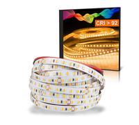 Mextronic Bande LED 2835 Blanc Chaud (2700K) CRI 92 72W 5 Mètres 24V IP20