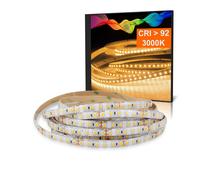 Mextronic Bande LED 2835 Blanc Chaud (3000K) Cri 92 72W 5 Mètre 24V IP44 Streif
