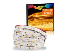 Mextronic Bande LED 2835 Blanc Chaud Plus (2200K) Cri 92 72W 5 Mètre 24V IP20