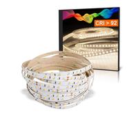 Mextronic Bande LED 2835 Blanc Neutre (4000k) Cri 92 36W 5 Mètre 24V IP44 Str