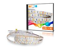 Mextronic Bande LED 2835 Blanc Réglable (2700-6000K) CRI 92 72W 5 Mètre 12V IP20