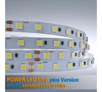 Mextronic Bande LED 5050 Blanc Froid(6000k) 60W 500CM 24V Régulateur de Courant